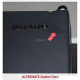 SHARP SJ-NBA32DMXTB-EU, Kühl-/Gefrierkombination schwarz
