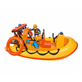 Simba Feuerwehrmann Sam Neptune Boot mit Figur, Spielfahrzeug 
