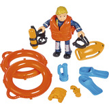 Simba Feuerwehrmann Sam Neptune Boot mit Figur, Spielfahrzeug 