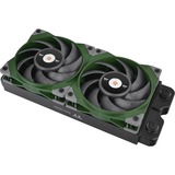 Thermaltake TOUGHFAN 12 Racing Green High Static Pressure Radiator Fan 120x120x25, Gehäuselüfter grün, Single Pack, 120 mm