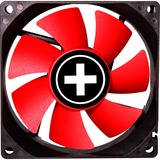 Xilence Performance C PWM Serie 80x80x25, Gehäuselüfter schwarz/rot, 80 mm