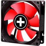 Xilence Performance C PWM Serie 80x80x25, Gehäuselüfter schwarz/rot, 80 mm
