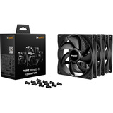 be quiet! Pure Wings 3 120mm PWM 3-Pack, Gehäuselüfter schwarz, 3er-Pack, 120 mm