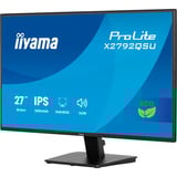 iiyama ProLite X2792QSU-B1, LED-Monitor 68.6 cm (27 Zoll), schwarz (matt), QHD, IPS, HDMI, DP, USB-Hub, 120Hz Panel