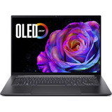 Acer Swift X 14 AI OLED (SFX14-61G-R4FV), Notebook grau, AMD Ryzen AI 7 350, NVIDIA GeForce RTX 5060, 32 GB LPDDR5X, 1 TB (1 TB SSD), Windows 11 Home