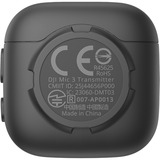 DJI Mic 3 , Mikrofon schwarz, (2 Sender + 1 Empfänger + Ladeschale)