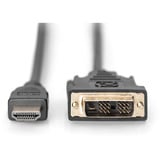 Digitus HDMI auf DVI-D-Adapterkabel schwarz