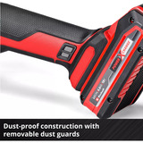 EINHELL Professional Akku-Winkelschleifer AXXIO 18/115, 18Volt rot/schwarz, ohne Akku und Ladegerät