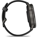 Garmin Venu 4 - 45 mm, Smartwatch schwarz/schiefergrau, Silikon-Armband in grau