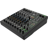 MACKIE ProFX10 GO , Mischpult schwarz, akkubetriebener 10-Kanal Mixer mit FX