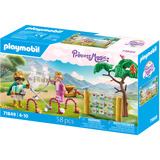 PLAYMOBIL 71849 Princess Magic Königskinder im Spielgarten, Konstruktionsspielzeug 