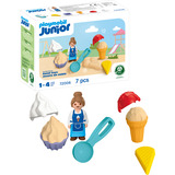 PLAYMOBIL 72006 JUNIOR: Sand-Eisdiele, Konstruktionsspielzeug 