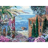 Ravensburger CreArt Leinwand Edition - Mediterranean Landscape, Malen 