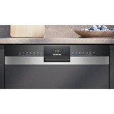 Siemens SN53HS03TE  iQ300, Spülmaschine edelstahl (gebürstet)/schwarz, 60 cm, Home Connect