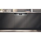 Siemens SN55YS00CE IQ500, Spülmaschine edelstahl (gebürstet)/schwarz, 60 cm, Home Connect