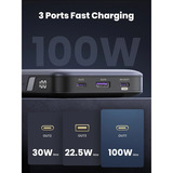 UGREEN Nexode Power Bank 20000mAh 100W, Powerbank grau