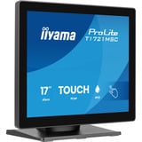iiyama ProLite T1721MSC-B3, LED-Monitor 43 cm (17 Zoll), schwarz (matt), SXGA, TN, Touchscreen