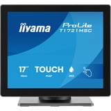 iiyama ProLite T1721MSC-B3, LED-Monitor 43 cm (17 Zoll), schwarz (matt), SXGA, TN, Touchscreen
