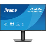 iiyama ProLite XB2496HSC-B1, LED-Monitor 60.5 cm (24 Zoll), schwarz (matt), FullHD, IPS, HDMI, DP, USB-C, USB-Hub, 144Hz Panel
