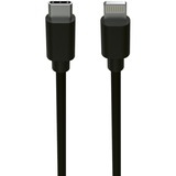 Ansmann USB 2.0 Adapterkabel, USB-C Stecker > Lightning Stecker schwarz, 2 Meter, Laden mit bis zu 60 Watt