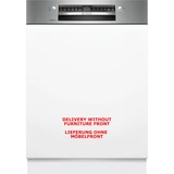 Bosch SBI4ECS28E Serie 4, Spülmaschine edelstahl (gebürstet), 60 cm, Home Connect, XXL