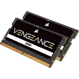 Corsair SO-DIMM 32 GB DDR5-4800 (2x 16 GB) Dual-Kit, Arbeitsspeicher schwarz, CMSX32GX5M2A4800C40, Vengeance