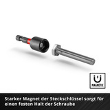EINHELL Impact-Bit- & Stecknuss-Set in M-CASE, 39-teilig, Bit-Satz 