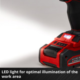 EINHELL Professional Akku-Bohrschrauber TP-CD 18 Li Brushless - Solo, 18Volt rot/schwarz, ohne Akku und Ladegerät