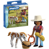 PLAYMOBIL 72026 DuoPack Reiterin mit Fohlen, Konstruktionsspielzeug 