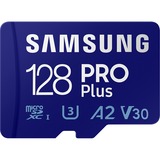 Samsung PRO Plus 128 GB SDXC (2023), Speicherkarte UHS-I U3, Class 10, V30, inkl. USB-Adapter