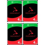 Seagate IronWolf NAS 4 TB CMR 4x, Festplatte 4er Bundle, SATA 6 Gb/s, 3,5"