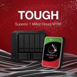 Seagate IronWolf NAS 4 TB CMR 4x, Festplatte 4er Bundle, SATA 6 Gb/s, 3,5"