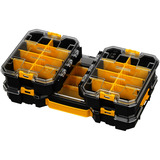 Stanley Organiser Set PRO-STACK Organiser Set, Werkzeugkiste schwarz/transparent, 3-teilig