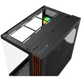 Thermaltake View 380 WS ARGB , Tower-Gehäuse schwarz/holz, Tempered Glass x 2, Holz-Struktur