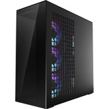 ARCTIC Xtender VG Mirror Black Design, Tower-Gehäuse schwarz, Tempered Glass x 2 (verspiegelt)