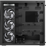 ARCTIC Xtender VG Mirror Black Design, Tower-Gehäuse schwarz, Tempered Glass x 2 (verspiegelt)