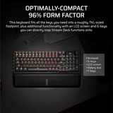 Corsair Vanguard 96 Wireless, Gaming-Tastatur schwarz, DE-Layout, Corsair MLX Plasma