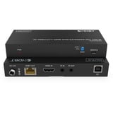 Digitus 4K HDBaseT HDMI KVM Extender Set, HDMI Verlängerung schwarz, 150 m