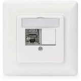 Digitus Frontplatte und Einbaurahmen für Multimedia / Keystone Module weiß