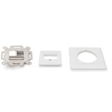 Digitus Frontplatte und Einbaurahmen für Multimedia / Keystone Module weiß