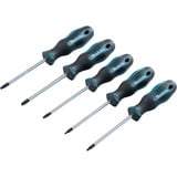 Makita Schraubendreher-Set E-10534, 5-tlg   schwarz/blau,  Ergonomisch, gummierter Handgriff 