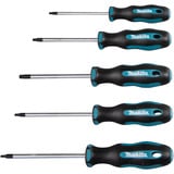 Makita Schraubendreher-Set E-10534, 5-tlg   schwarz/blau,  Ergonomisch, gummierter Handgriff 