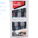 Makita Schraubendreher-Set E-10534, 5-tlg   schwarz/blau,  Ergonomisch, gummierter Handgriff 