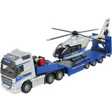 Simba Volvo Truck + Airbus Police Helicopter, Spielfahrzeug 