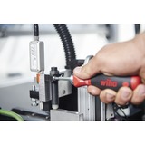 Wiha Schraubendreher mit Wechselklingen-Set SYSTEM 6 schwarz/rot, 9-teilig, mit Rolltasche