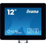 iiyama TF1215MC-B1, LED-Monitor 31 cm (12.1 Zoll), schwarz,  XGA, IPS, Touchscreen, IP65