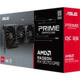 ASUS Radeon RX 9070 GRE PRIME OC EVO, Grafikkarte grau, RDNA4, GDDR6, 3x DisplayPort, 1x HDMI