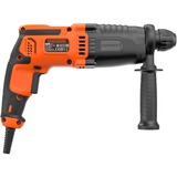 BLACK+DECKER Bohrhammer BEHS01K-QS schwarz/orange, 650 Watt, Koffer