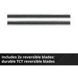 EINHELL Power X-Change Akku-Hobel TE-PL 18/82 Li-Solo, 18Volt, Elektrohobel rot/schwarz, ohne Akku und Ladegerät