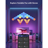Govee Glide Hexa ProLight Panels 10er-Pack, LED-Leuchte weiß
